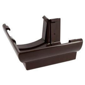 Angle extérieur de gouttière à coller - LG28 couleur Marron Nicoll | AEC28M