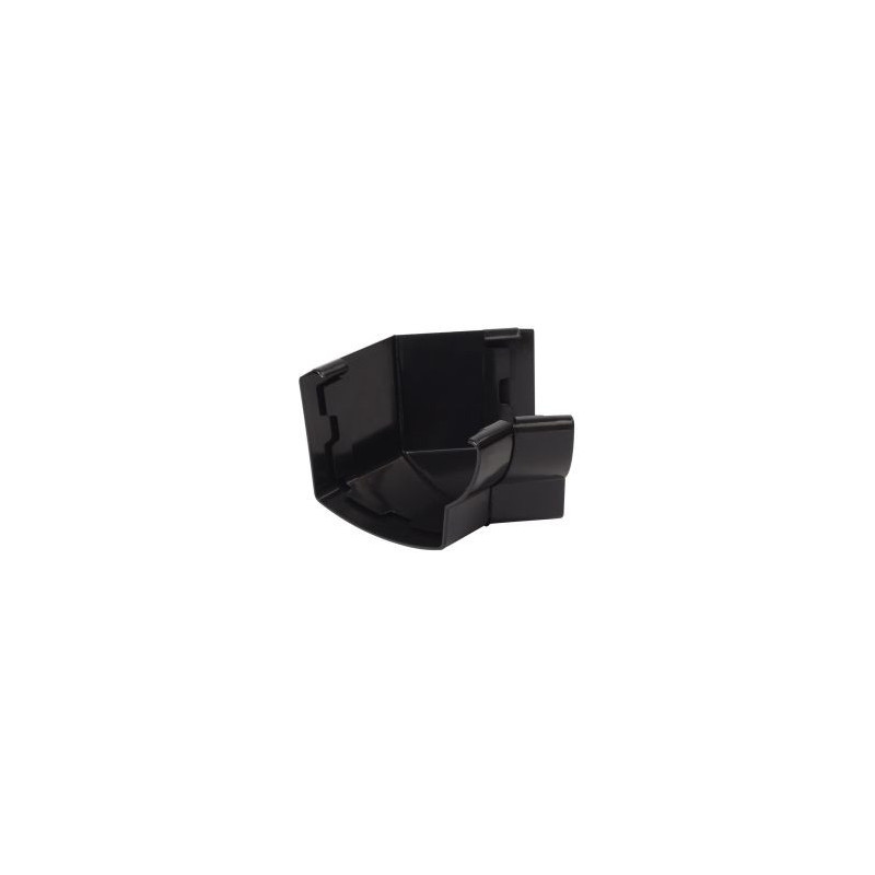 Angle intérieur de gouttière à coller - LG28 couleur Noir Nicoll | AIC285N