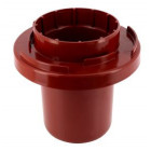 Image du produit : Adaptateur tuile à douille Atemax diamètre Ø 125mm x 120mm couleur Rouge Nicoll | ATD12R