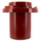 Image du produit : Adaptateur tuile à douille Atemax diamètre Ø 125mm x 120mm couleur Rouge Nicoll | ATD12R