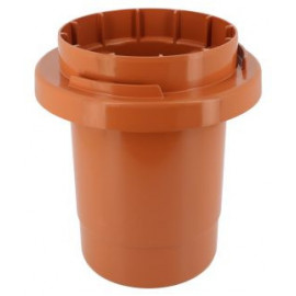 Adaptateur tuile à douille Atemax diamètre Ø 160mm x 150mm couleur Rouge Terracotta Nicoll | ATD16T