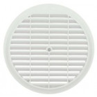 Image du produit : Grille de ventilation à visser ou à coller classique ronde diamètre Ø 175mm couleur Blanc Nicoll | B153