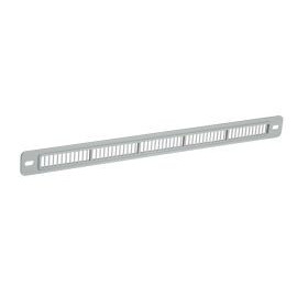 Grille plate pour entrée d'air autoréglable - hauteur 24mm - largeur 4mm - longueur 293mm couleur Gris clair Nicoll | B1913G