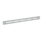 Image du produit : Grille plate pour entrée d'air autoréglable - hauteur 24mm - largeur 4mm - longueur 293mm couleur Gris clair Nicoll | B1913G