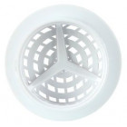 Image du produit : Grille de ventilation à visser ou à coller contre-cloison diamètre Ø 35mm couleur Blanc Nicoll | B43