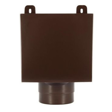 Boîte à eau design de gouttière Ø 100 diamètre Ø 100mm couleur Marron Nicoll | BAO100M