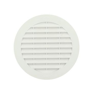 Grille de ventilation pour tuyaux fibre ciment diamètre Ø 100mm x 123mm x 99mm couleur Blanc Nicoll | BC100