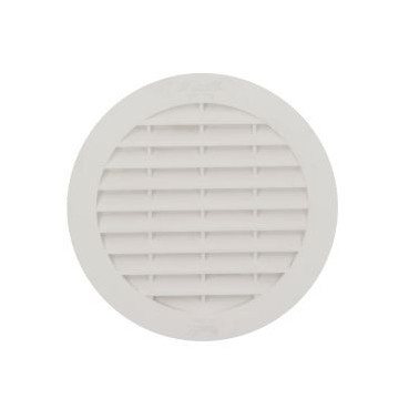 Grille de ventilation pour tuyaux fibre ciment diamètre Ø 100mm x 123mm x 99mm couleur Blanc Nicoll | BC110