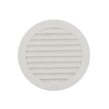 Grille de ventilation pour tuyaux fibre ciment diamètre Ø 100mm x 123mm x 99mm couleur Blanc Nicoll | BC110