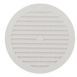 Grille de ventilation pour tuyaux fibre ciment diamètre Ø 135mm x 124mm x 148mm couleur Blanc Nicoll | BC135