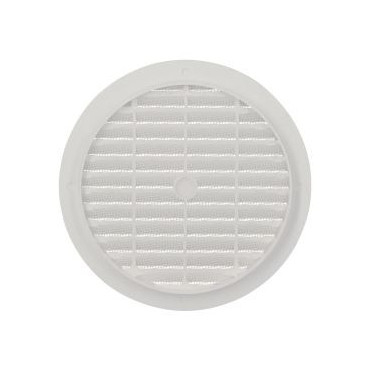 Grille de ventilation pour tuyaux fibre ciment diamètre Ø 135mm x 124mm x 148mm couleur Blanc Nicoll | BC135