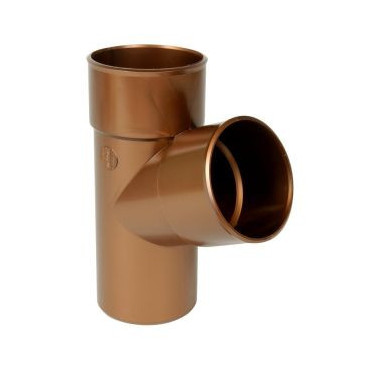 Culotte pour tube de descente cylindrique Ø 80 diamètre Ø 80mm couleur Cuivre Nicoll | BR16GTC