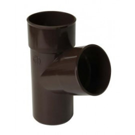 Culotte pour tube de descente cylindrique Ø 80 diamètre Ø 80mm couleur Marron Nicoll | BR16GTM