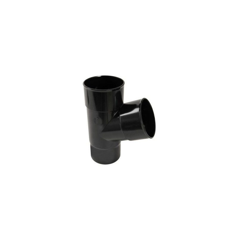 Culotte pour tube de descente esthétique cylindrique Ø 100 diamètre Ø 96mm x 100mm couleur Noir Nicoll | BT16GT1N