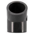 Image du produit : Coude à 45° Femelle/Femelle PVC pression (eau froide) diamètre Ø 40mm Nicoll | C440F