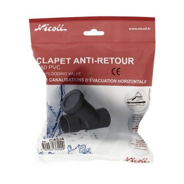 Clapet anti-retour diamètre Ø 50mm Nicoll | CASJ4