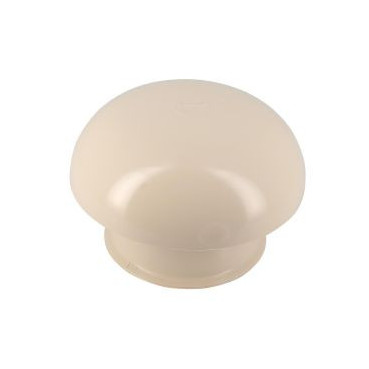 Chapeau de ventilation simple avec moustiquaire diamètre Ø 100mm x 164.5mm couleur Sable Nicoll | CC10SM