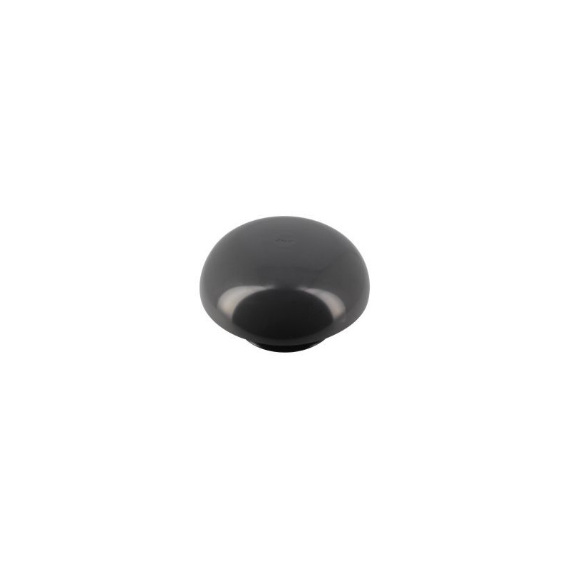 Chapeau de ventilation simple avec moustiquaire diamètre Ø 110mm x 204mm couleur Gris anthracite Nicoll | CC11M