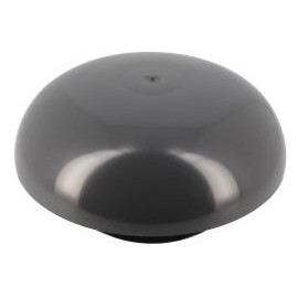 Chapeau de ventilation simple sans moustiquaire diamètre Ø 140mm x 259mm couleur Gris anthracite Nicoll | CC14