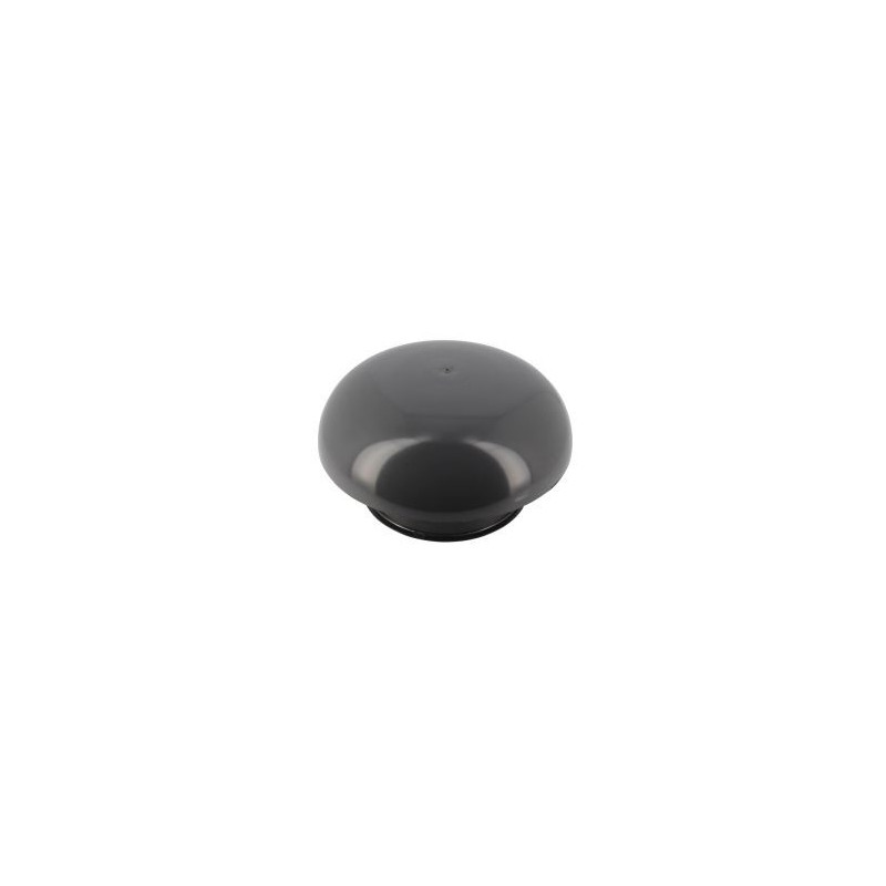 Chapeau de ventilation simple sans moustiquaire diamètre Ø 160mm x 259mm couleur Gris anthracite Nicoll | CC16