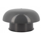 Image du produit : Chapeau de ventilation simple sans moustiquaire diamètre Ø 160mm x 259mm couleur Gris anthracite Nicoll | CC16