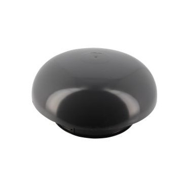 Chapeau de ventilation simple sans moustiquaire diamètre Ø 200mm x 310mm couleur Gris anthracite Nicoll | CC20