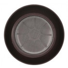 Image du produit : Chapeau de ventilation simple avec moustiquaire diamètre Ø 125mm x 204mm couleur Marron Nicoll | CCT12M