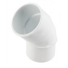 Image du produit : Coude pour tube de descente cylindrique Ø 50 diamètre Ø 50mm couleur Blanc Nicoll | CJ4GTB