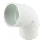 Image du produit : Coude pour tube de descente cylindrique Ø 50 diamètre Ø 50mm couleur Blanc Nicoll | CJ6GTB