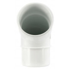 Image du produit : Coude pour tube de descente cylindrique Ø 50 diamètre Ø 50mm couleur Blanc Nicoll | CJ6GTB