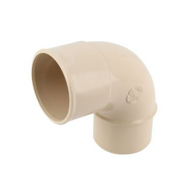 Coude pour tube de descente cylindrique Ø 50 diamètre Ø 50mm couleur Sable Nicoll | CJ8GTS