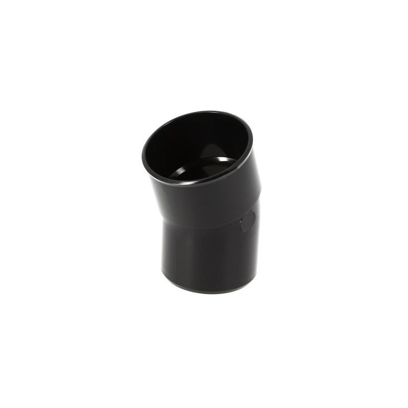 Coude pour tube de descente cylindrique Ø 80 diamètre Ø 80mm couleur Noir Nicoll | CR2GTN