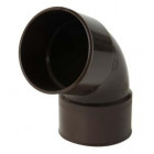 Image du produit : Coude pour tube de descente cylindrique Ø 80 diamètre Ø 80mm couleur Marron Nicoll | CR66GTM