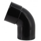 Image du produit : Coude pour tube de descente cylindrique Ø 80 diamètre Ø 80mm couleur Noir Nicoll | CR6GTN