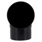 Image du produit : Coude pour tube de descente cylindrique esthétique Ø 80 diamètre Ø 80mm couleur Noir Nicoll | CR8GT1N