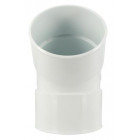 Image du produit : Coude pour tube de descente cylindrique Ø 100 diamètre Ø 100mm couleur Blanc Nicoll | CT44GTB