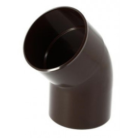 Coude pour tube de descente cylindrique Ø 100 diamètre Ø 100mm couleur Marron Nicoll | CT4GTM