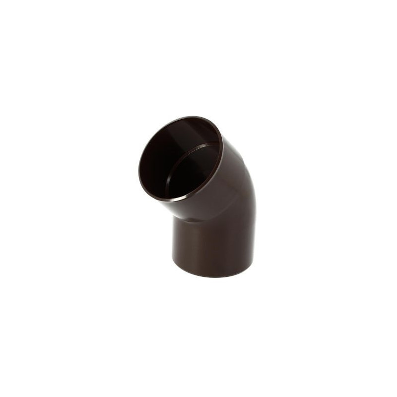 Coude pour tube de descente cylindrique Ø 100 diamètre Ø 100mm couleur Marron Nicoll | CT4GTM