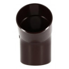 Image du produit : Coude pour tube de descente cylindrique Ø 100 diamètre Ø 100mm couleur Marron Nicoll | CT4GTM