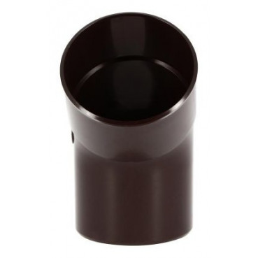 Coude pour tube de descente cylindrique Ø 100 diamètre Ø 100mm couleur Marron Nicoll | CT4GTM