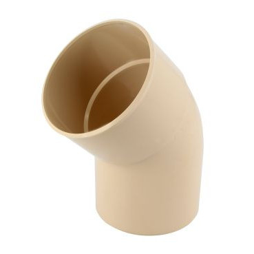 Coude pour tube de descente cylindrique Ø 100 diamètre Ø 100mm couleur Sable Nicoll | CT4GTS