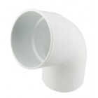 Image du produit : Coude pour tube de descente cylindrique Ø 100 diamètre Ø 100mm couleur Blanc Nicoll | CT6GTB