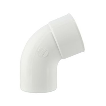 Coude pour tube de descente cylindrique Ø 100 diamètre Ø 100mm couleur Blanc Nicoll | CT6GTB