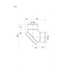 Image du produit : Coude acoustique diamètre Ø 100mm x 100mm Nicoll | CT88A