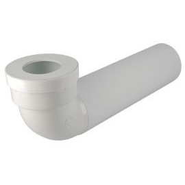 Pipe longue pour WC diamètre Ø 90mm x 110mm x 110mm - longueur 400mm Nicoll | CTW11040