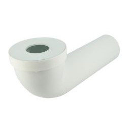 Pipe longue pour WC diamètre Ø 65mm x 95mm x 90mm - longueur 300mm Nicoll | CTW2230