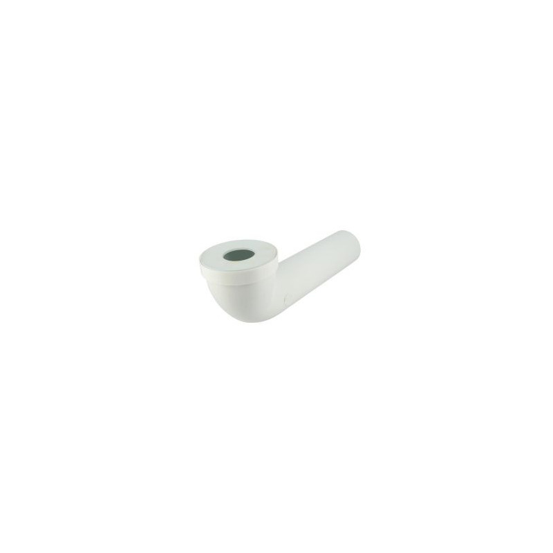 Pipe longue pour WC diamètre Ø 65mm x 95mm x 90mm - longueur 350mm Nicoll | CTW2235