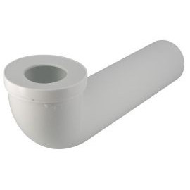 Pipe longue pour WC diamètre Ø 85mm x 107mm x 100mm - longueur 400mm Nicoll | CTW3340