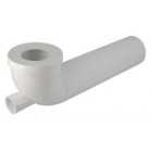 Image du produit : Pipe longue pour WC diamètre Ø 85mm x 107mm x 100mm - longueur 400mm Nicoll | CTWP40