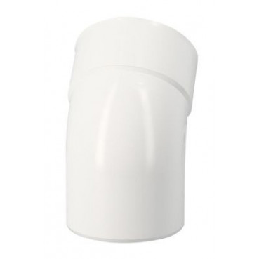 Coude pour tube de descente cylindrique Ø 125 diamètre Ø 125mm couleur Blanc Nicoll | CX4GTB